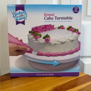 Baked with Love 10 inch cake turntable